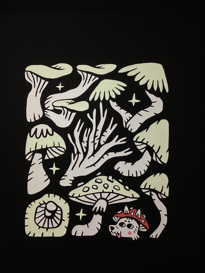 Polerón - ✨ fiesta fungi/negro 🍄