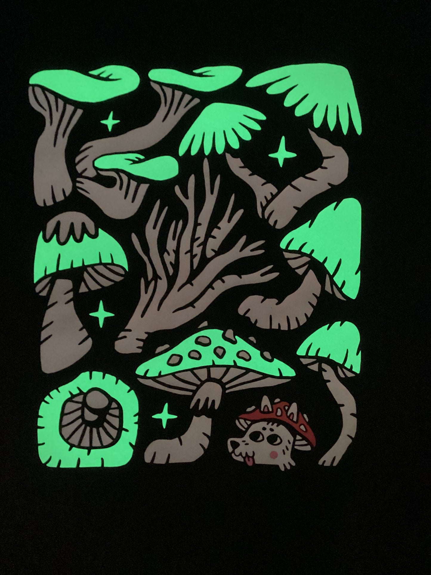 Polerón - ✨ fiesta fungi/negro 🍄