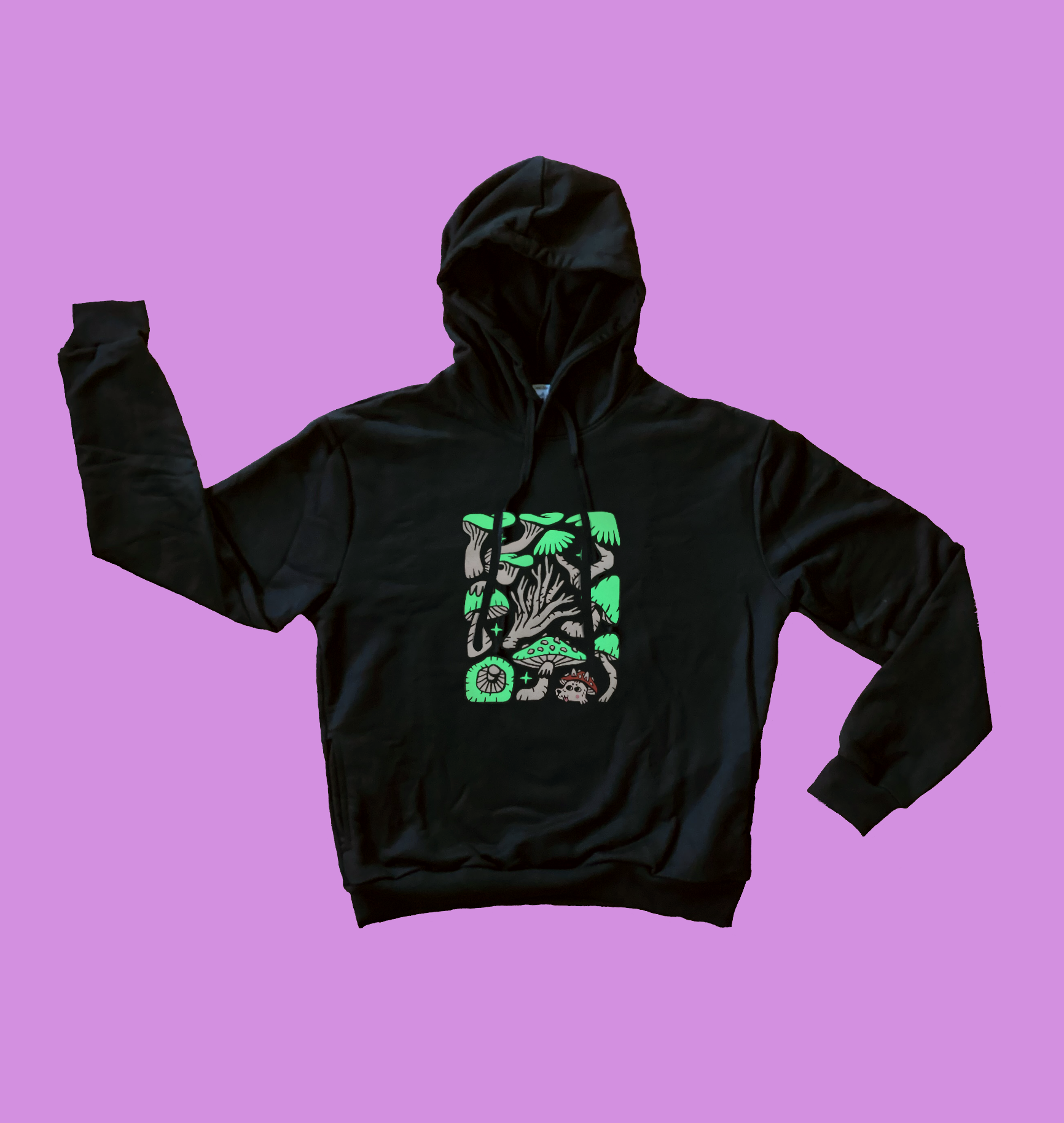 Polerón - ✨ fiesta fungi/negro 🍄